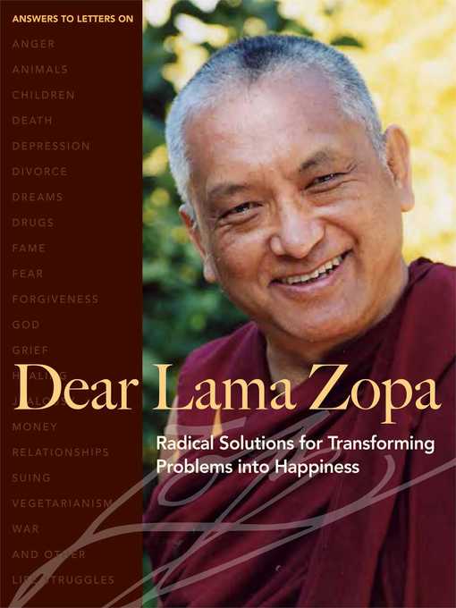 Upplýsingar um Dear Lama Zopa eftir Thubten Zopa - Biðlisti
